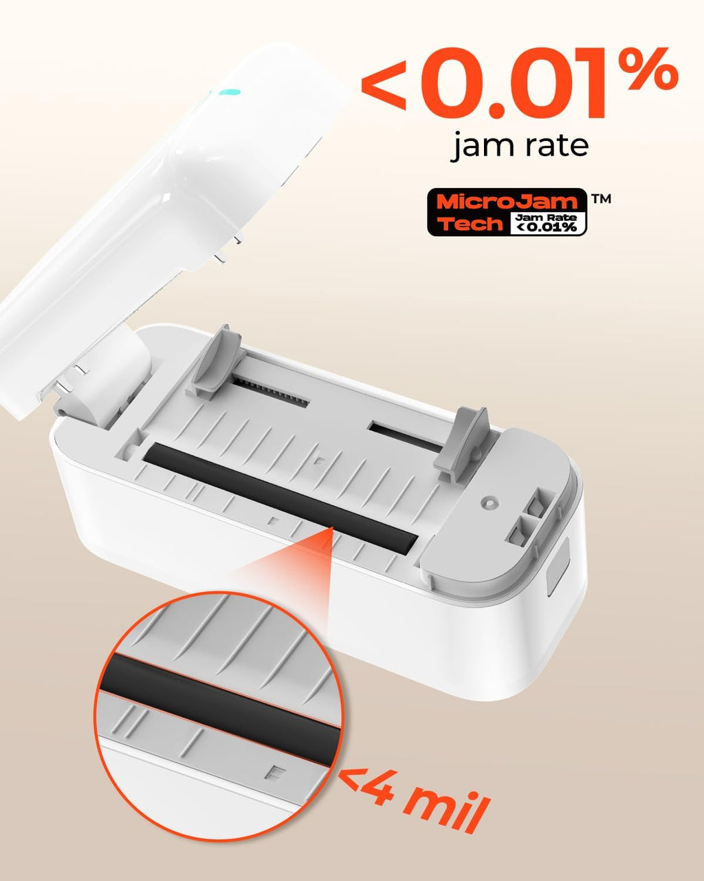 Bluetooth Thermal Label Printer, 4x6 Shipping Label Printer