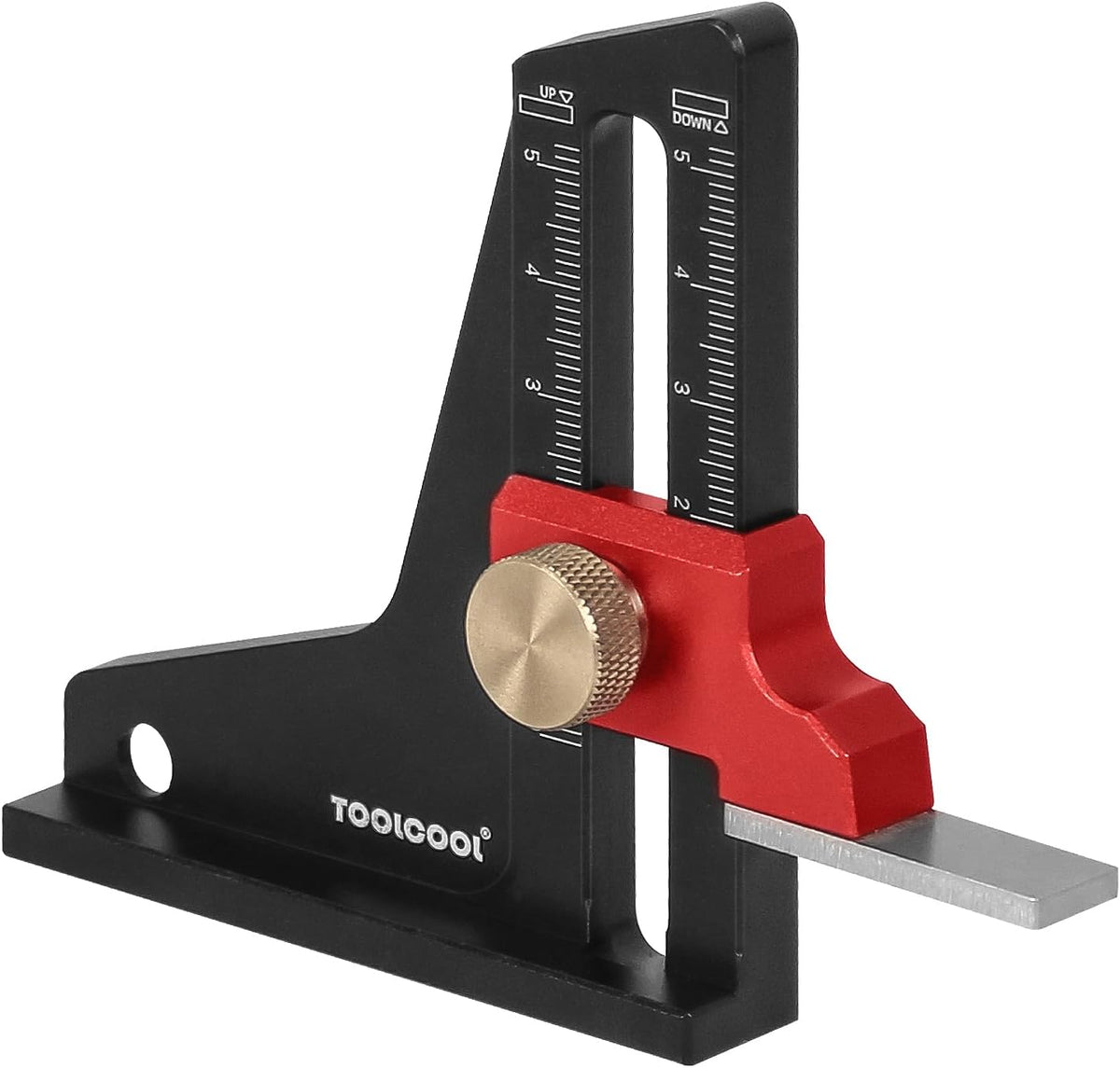 TOOLCOOL Height Gauge Depth Gauge Woodworking Tool Setting Gauge Setup Blocks for Table Saw Router Table Drill Press Bandsaw - Metric