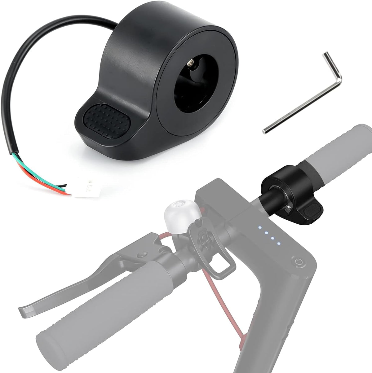 Replacement Part Compatible for Xiaomi M365/Pro 1S Electric Scooter Thumb Throttle