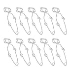 Test Tube Clamp 10 Pack | Chrome Plated Holder | for Chemistry