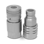 Summit Hydraulics 1/2 BSP (British Standard Pipe) Flat Face Hydraulic Quick Connect Coupler Set