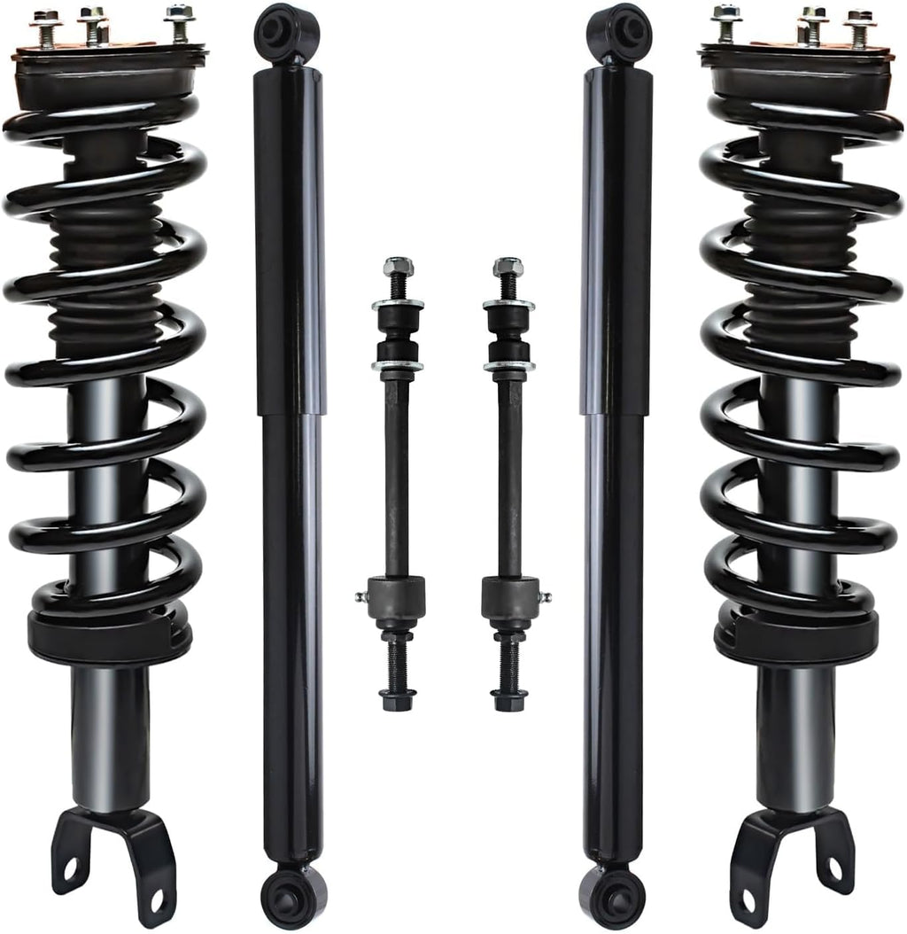 Detroit Axle - 4WD 6pc Struts Kit for 11-18 Ram 1500, 09-10 Dodge Ram 1500