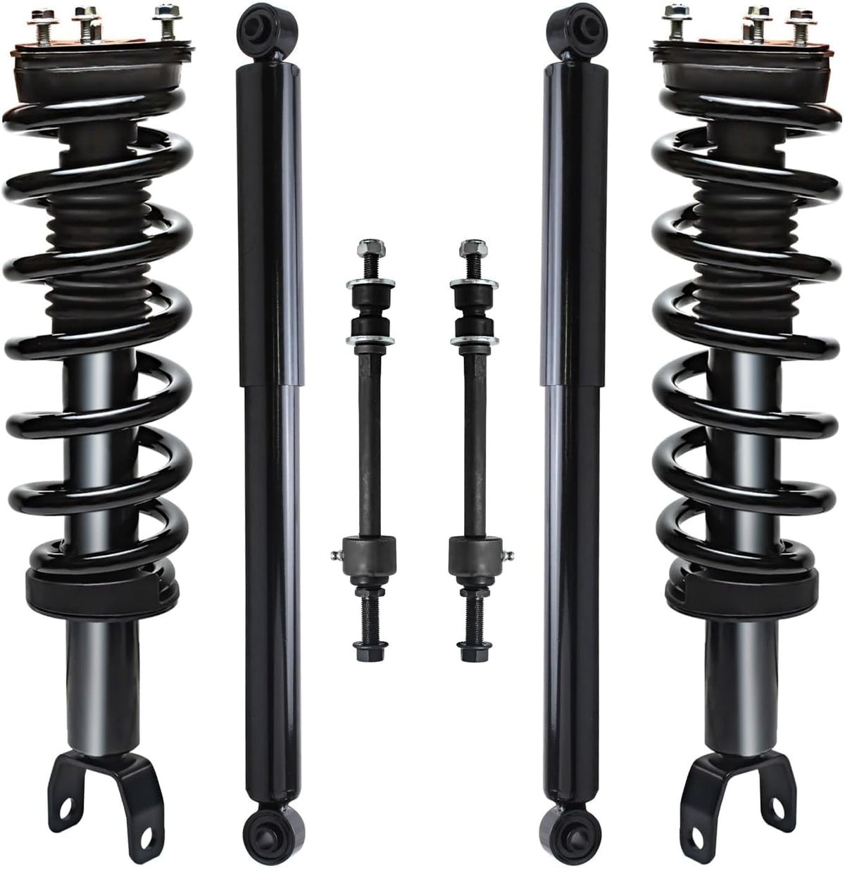 Detroit Axle - 4WD 6pc Struts Kit for 11-18 Ram 1500, 09-10 Dodge Ram 1500