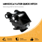 Knmuoep Heavy Duty Mini Excavator Quick Hitch Coupler for 1-3 Ton
