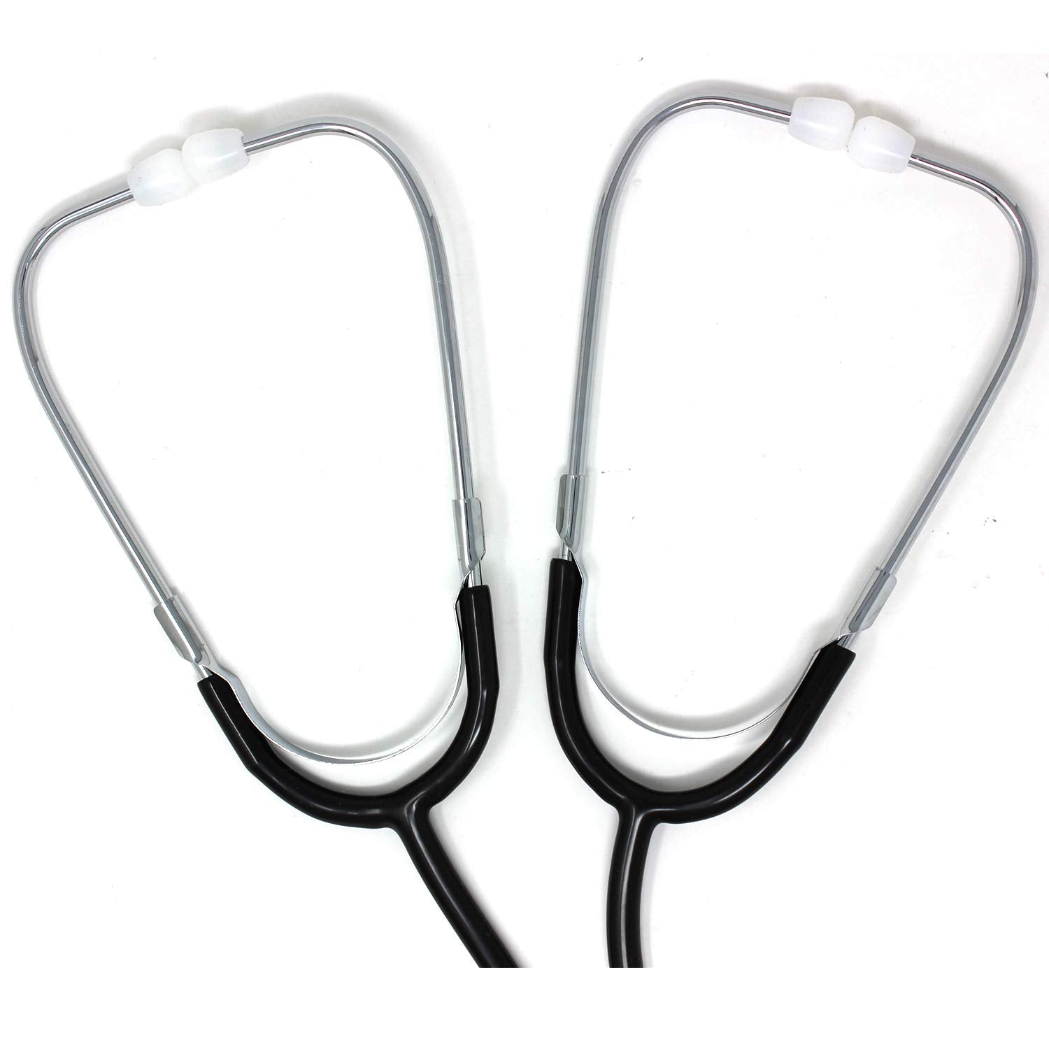 Dual Head Teaching Stethoscope - Nursing Student Stethoscope - Medical Training Stethoscope, Black