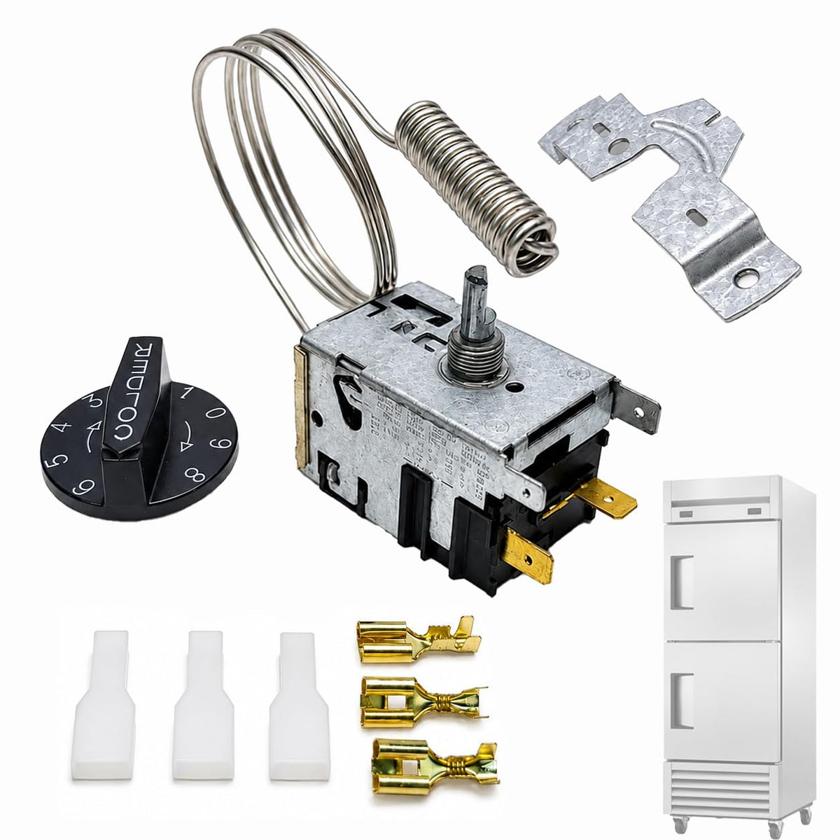 XJSeajoy 800345 077B1264 Temperature Control Kit for True Freezer