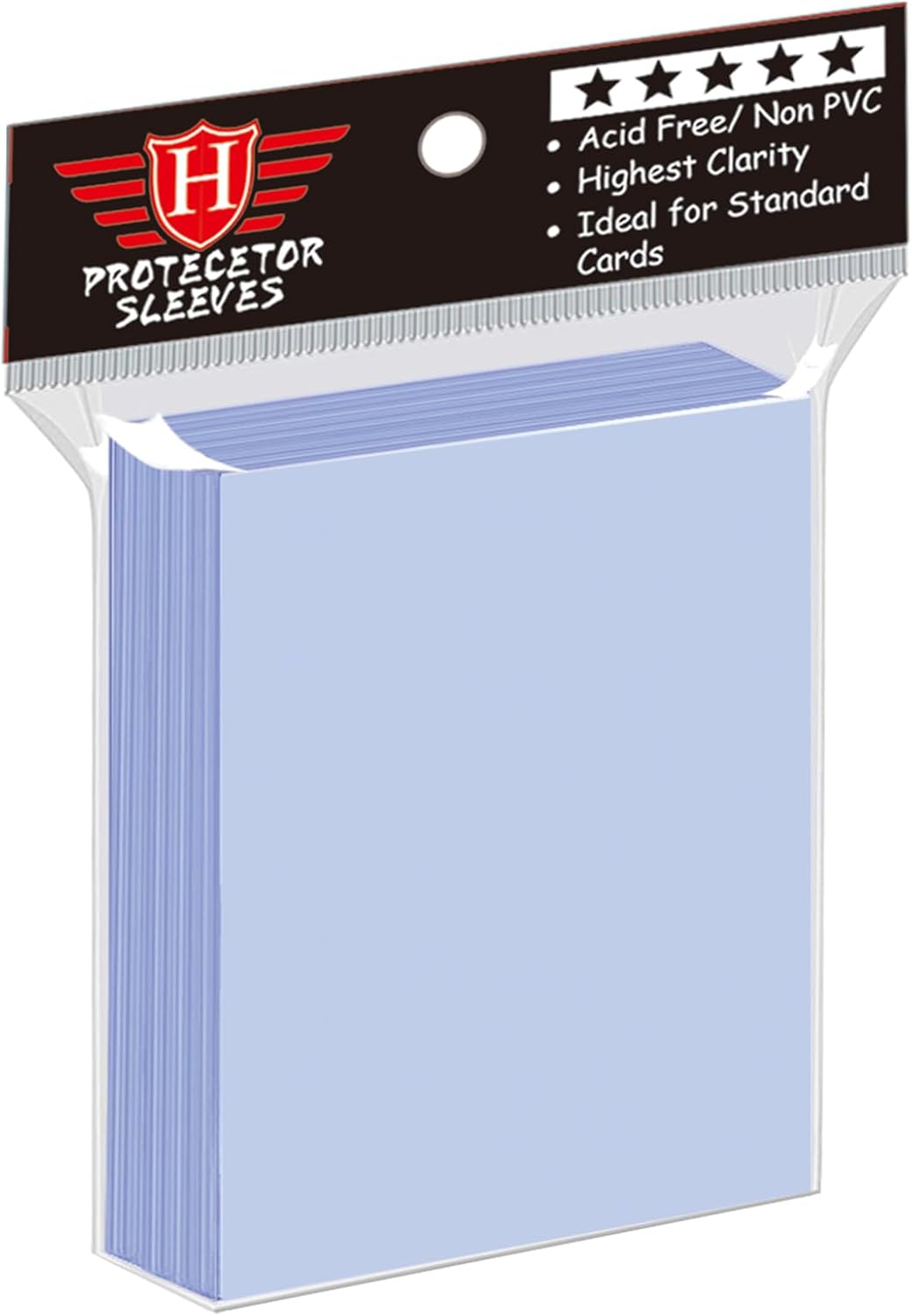 100 Counts Clear Penny Card Sleeves for Trading Cards, Plastic Soft Card Sleeves Card Protectors Fit for MTG Baseball