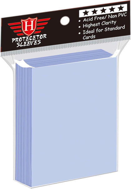 100 Counts Clear Penny Card Sleeves for Trading Cards, Plastic Soft Card Sleeves Card Protectors Fit for MTG Baseball