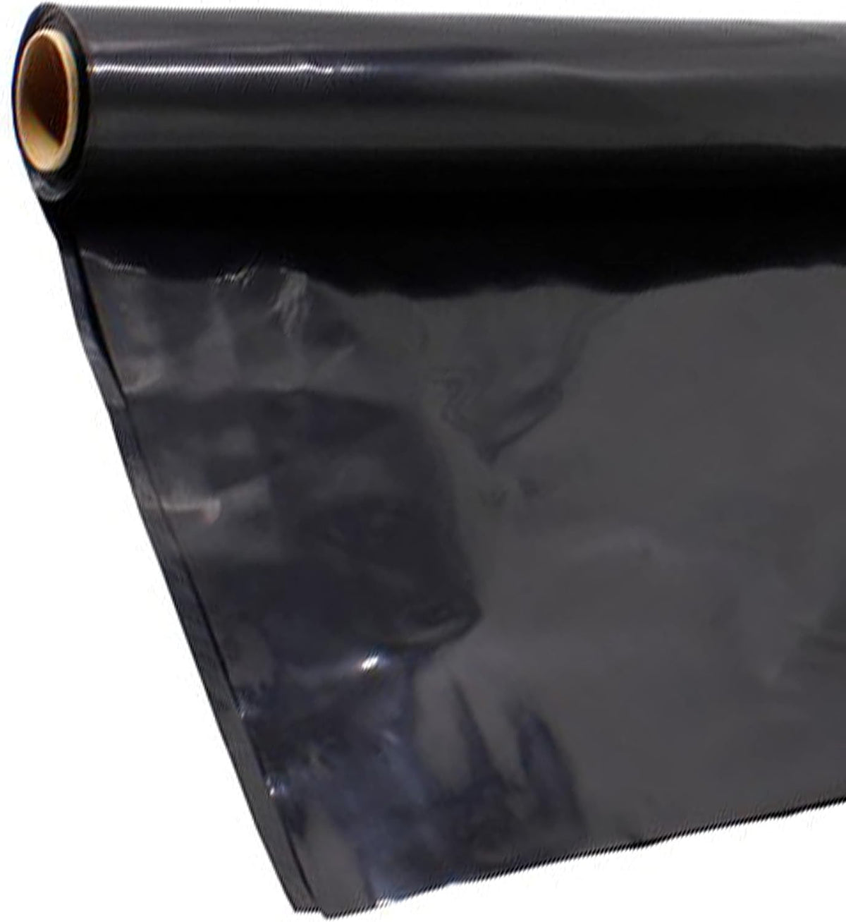 (R) Black Plastic Sheeting Tarp Roll 6 MIL Vapor Barrier Moisture Barrier for Painting, Plastic Mulch, Weed Barrier