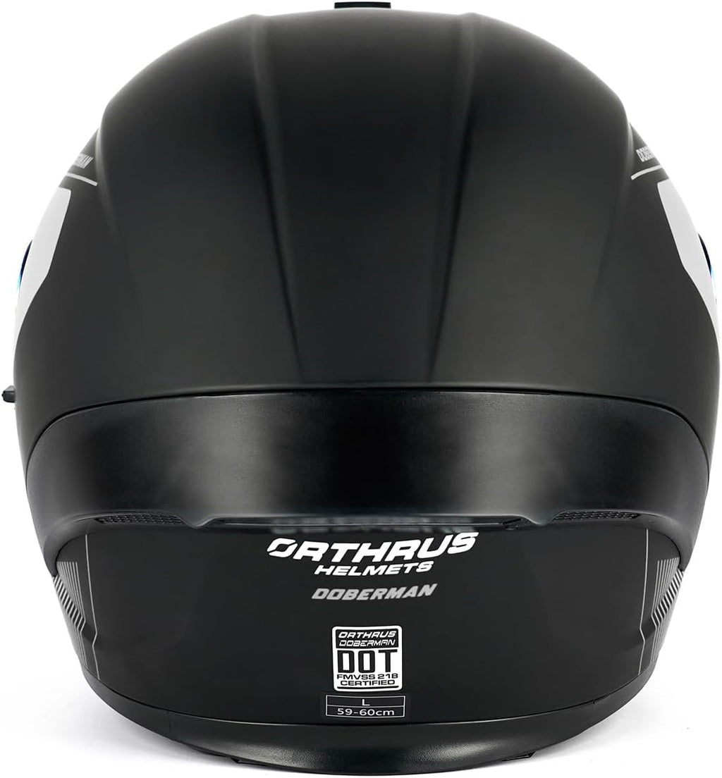Modular Motorcycle Helmet w/ LED Lights, Full Face Helmet for Adult | 3 Flashing Mode, Flip-Up Dual Visor Sun Shield