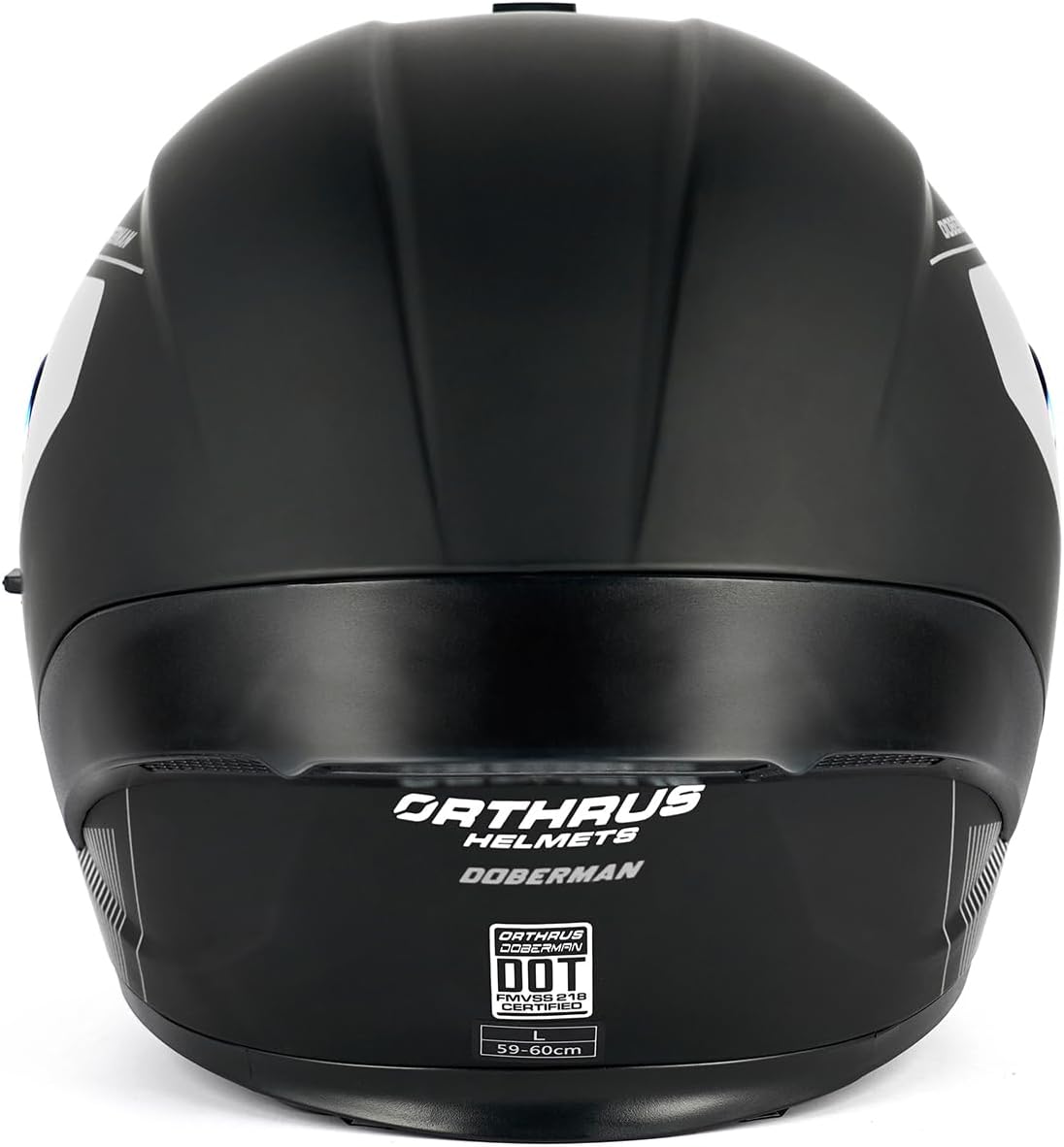 Modular Motorcycle Helmet w/ LED Lights, Full Face Helmet for Adult | 3 Flashing Mode, Flip-Up Dual Visor Sun Shield