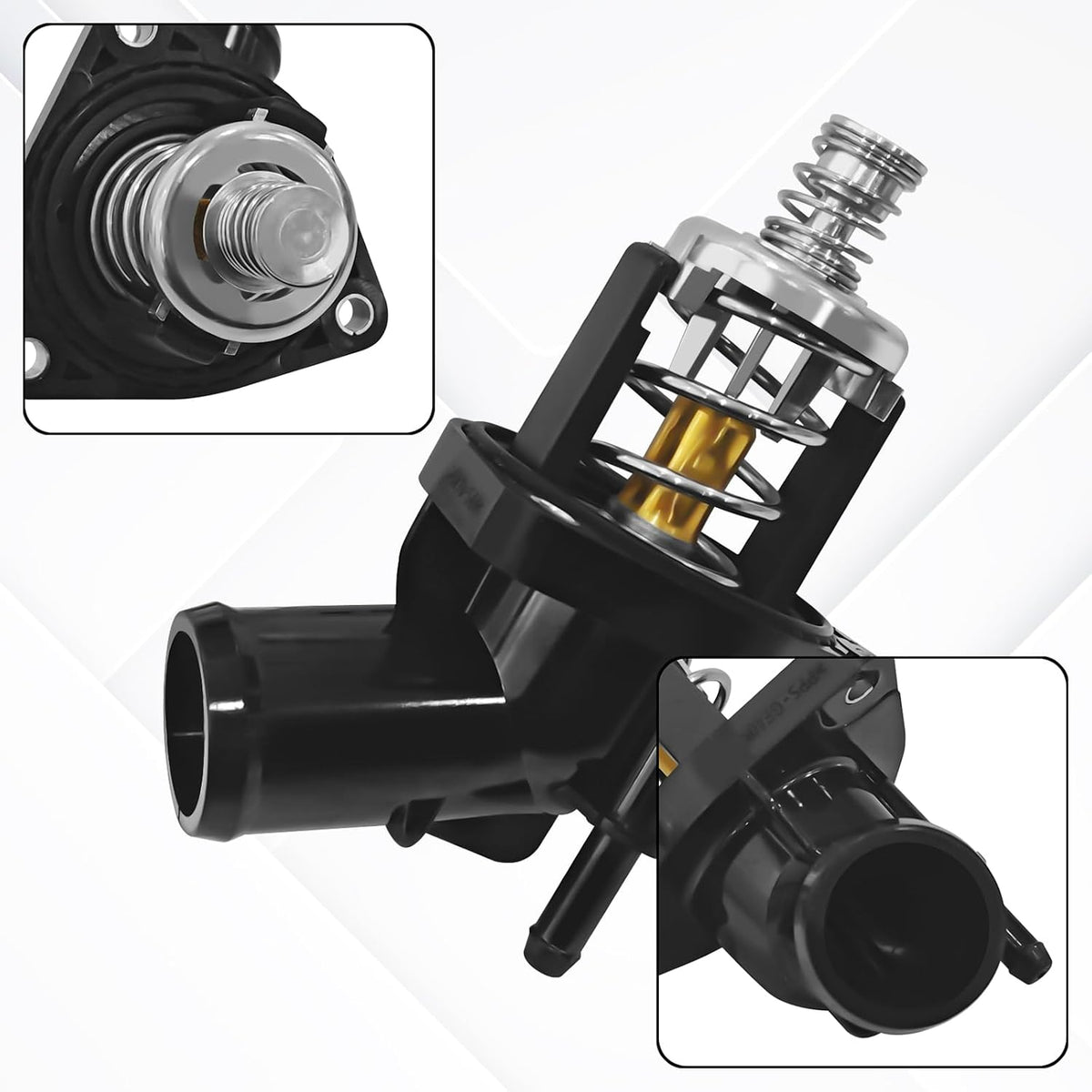 Engine Coolant Thermostat Housing Assembly Replacement 15-11125 12674639 for Chevy Silverado 1500 Suburban Tahoe GMC Sierra Yukon 2014-2020, Thermostat Housing Assembly for Car Accessories