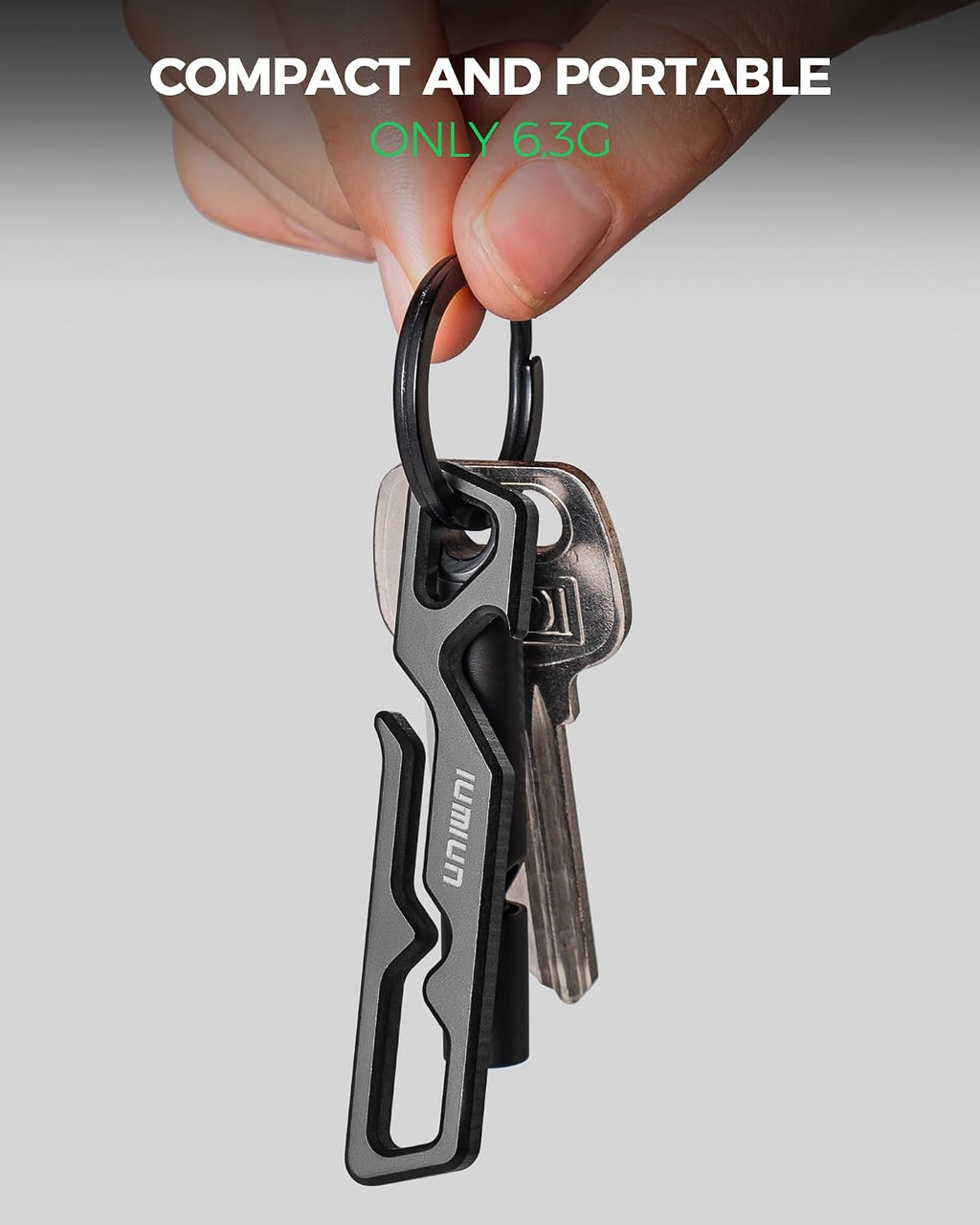 Grade 5 Titanium Anti-Lost Pocket Key Clip for Pants Bags | Light Grade 5 titanium, Anti-deformation, Rust &