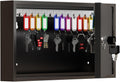 60-Keys Key Lock Box, Wall Mount Steel Key Organizer Cabinet with Key Tag | Security Key Holder Lockbox with Key