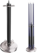 GSE Stand-Style Metal Billiard Pool Cue Rack, Holds 6 Pool Cue Sticks | Several Colors Available, Floor Stand