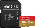 128GB Extreme microSDXC UHS-I Memory Card with Adapter - Up to 160MB/s, C10, U3, V30, 4K, A2, Micro SD