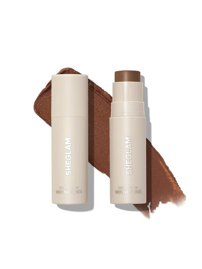 Snatch 'n' Define Cream Contour Stick Long Lasting Highly Pigmented Sweat Proof Face Bronzer Makeup - Camel Suede