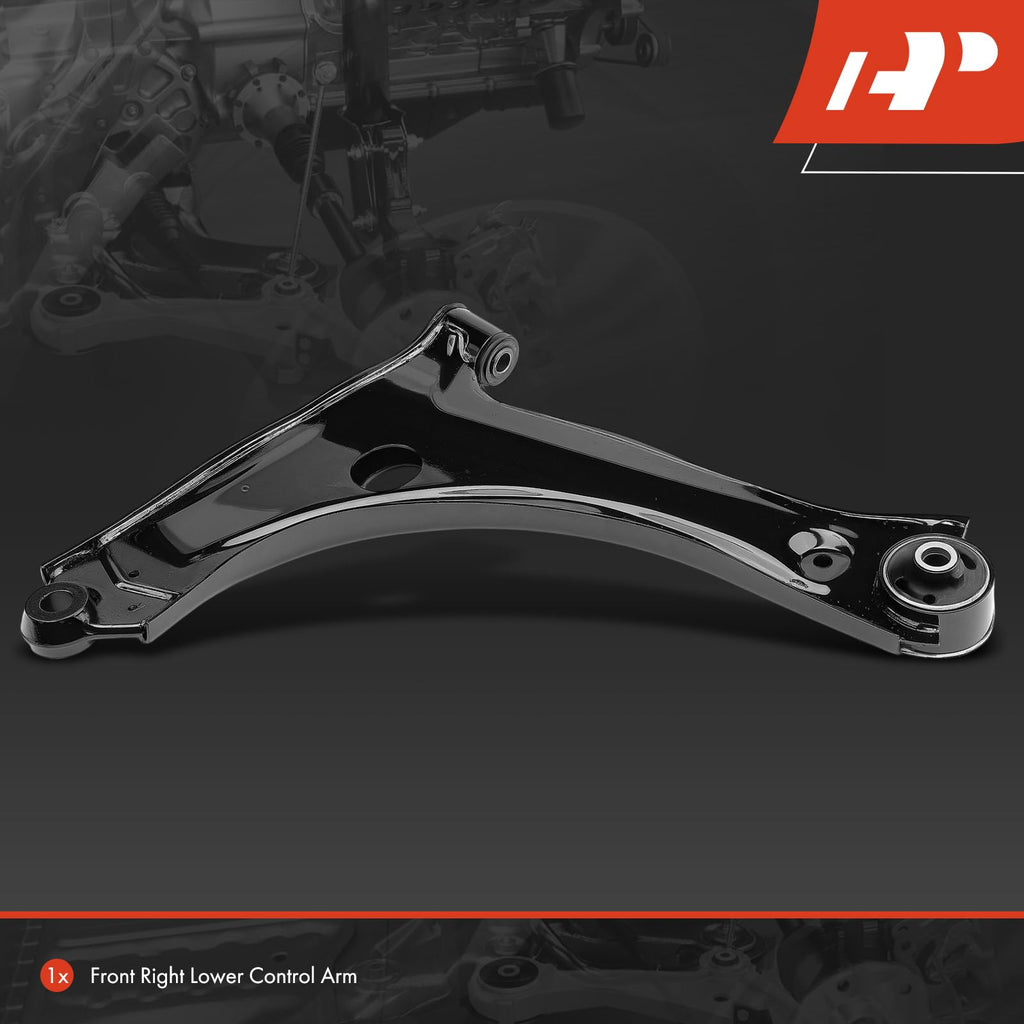 A-Premium Front Right Lower Control Arm, with Bushing, Compatible with Ford