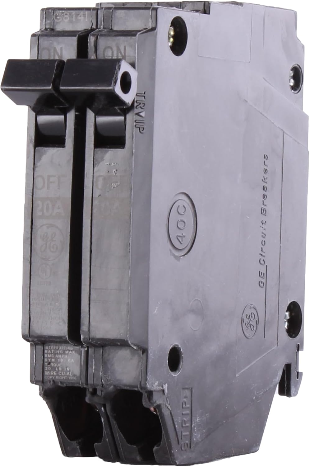 ABB Q-Line THQP220 • 20A Double-Pole • 1" Plug-On Breaker • UL Listed