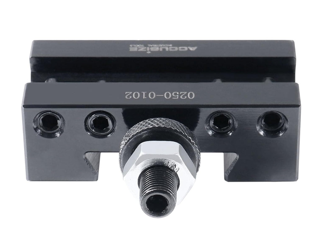 Accusize Industrial Tools Style Axa Boring, Turning and Facing Quick Change Tool Post Holder for 1/2'' Turning Tools, Style 2, 0250-0102