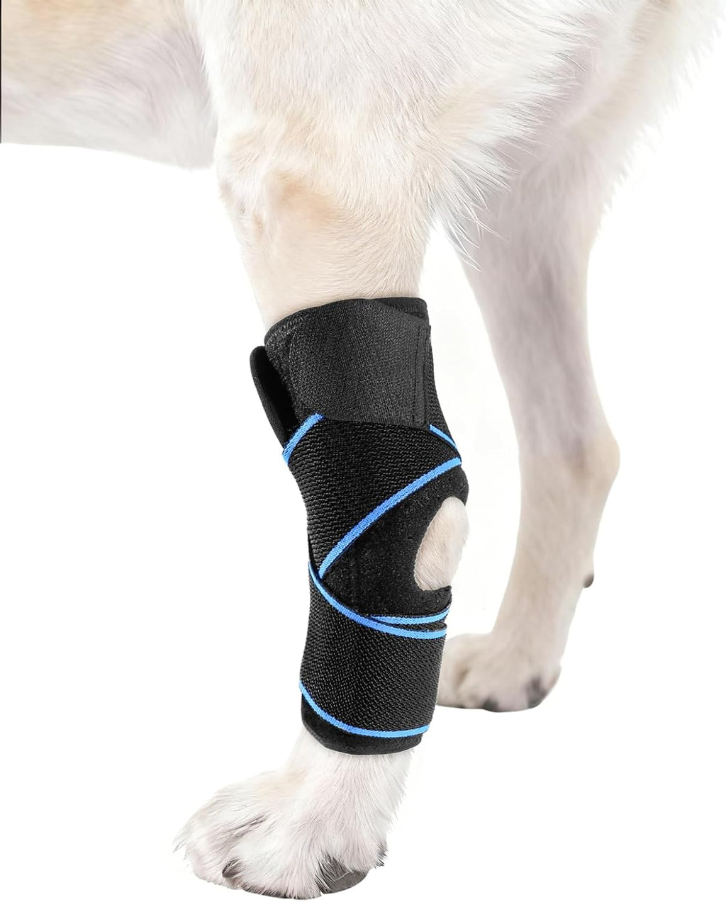 Dog Knee Brace for Back Leg Support, Hock Joint Compression Wrap ACL Brace for Hind Legs – Stabilizing Rear Leg