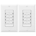 TOPGREENER Countdown Timer Switch, for Bathroom Exhaust Fan, Lights, 2 Pack