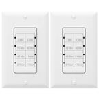 TOPGREENER Countdown Timer Switch, for Bathroom Exhaust Fan, Lights, 2 Pack