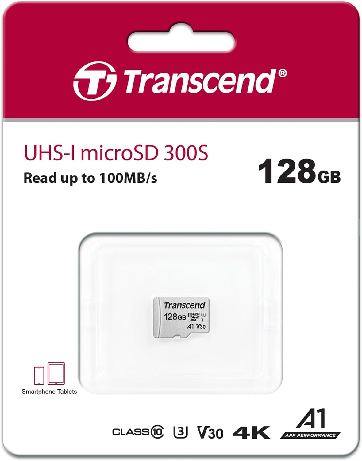 128GB microSDXC Micro SD Card A1 V30 UHS-I U3 C10, Up to 100MB/s, 4K UHD Video Memory Card for Nintendo-Switch/Steam