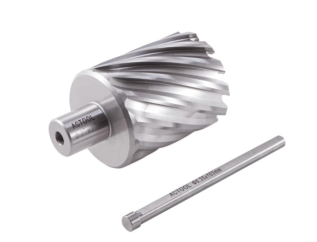 2" Diameter × 2" Depth of Cut HSS ANNULAR Cutter with 3/4'' Weldon Shank