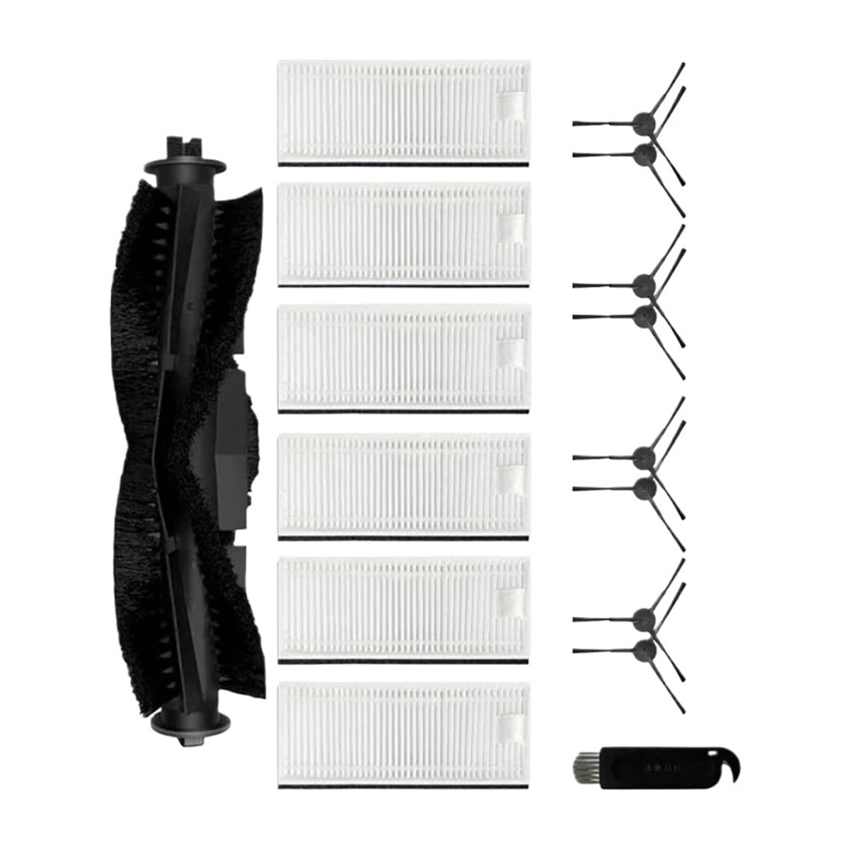 COovs Robot Vacuum Cleaner Replacement Main Brush Side Brush Cleaning Parts.Compatible for Thamtu G11