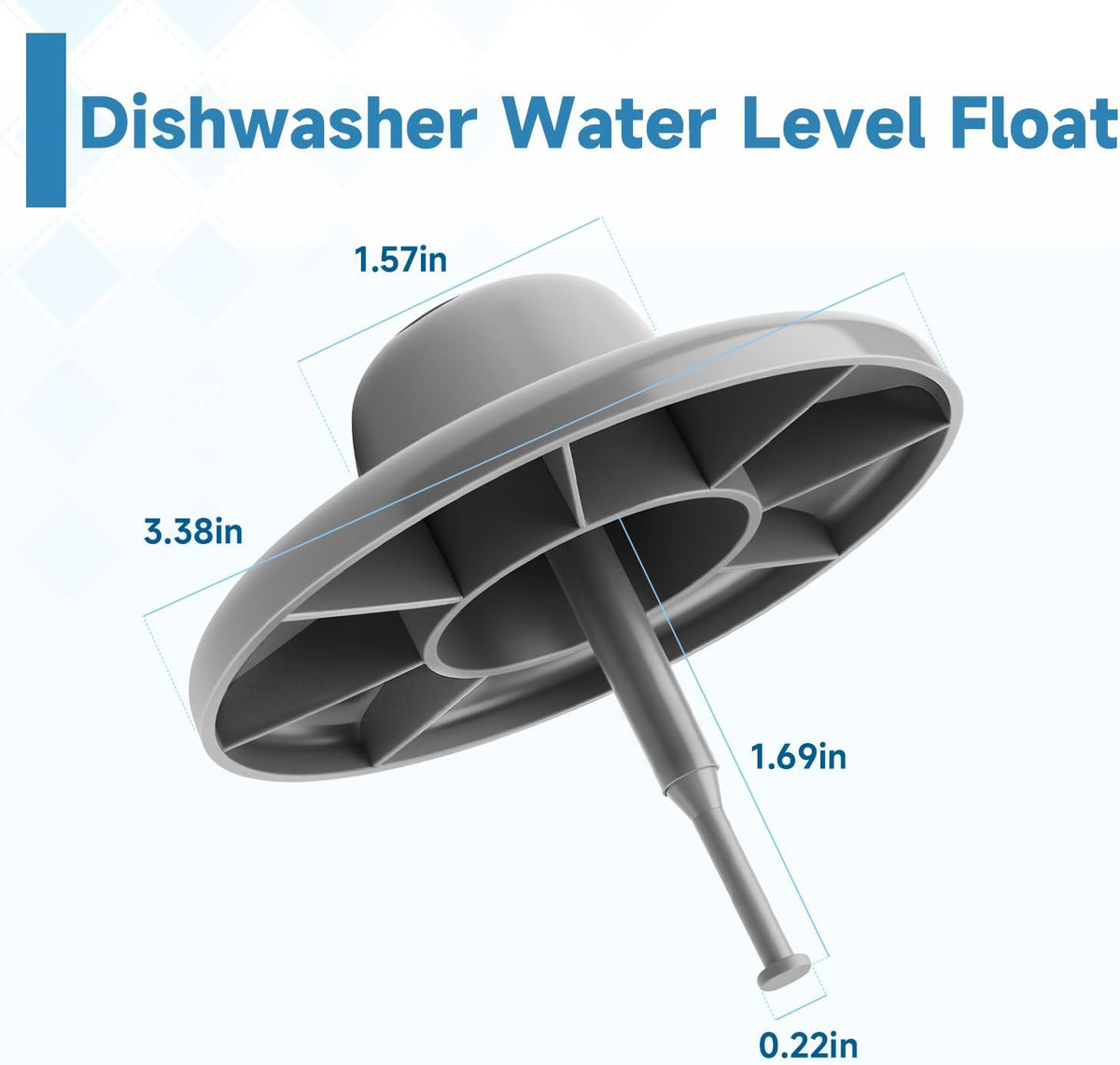 WPW10195036 Dishwasher Water Level Float Compatible With Whirlpool Maytag