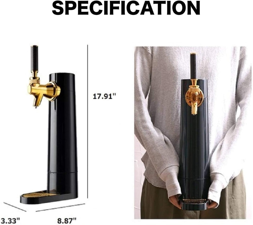 : Draft Pour Beer Dispenser & Ultra Fine Foam Maker