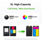 64XL Ink Cartridges Replacement for HP 64 Ink 64XL Ink Cartridge Combo Pack