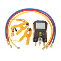 HVAC Manifold Digital 2-in-1 Meter for Air Conditioning Heat Pump Systems Temperature Test Tool Refrigeration Systems