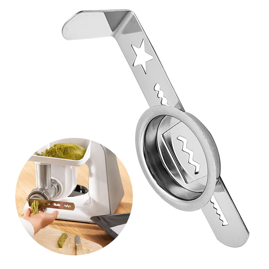 HEYXI Cookie Maker Attachment Pastry Attachment Meat Grinder Attachment Stainless Steel Biscuit Mold Dough for Cookie