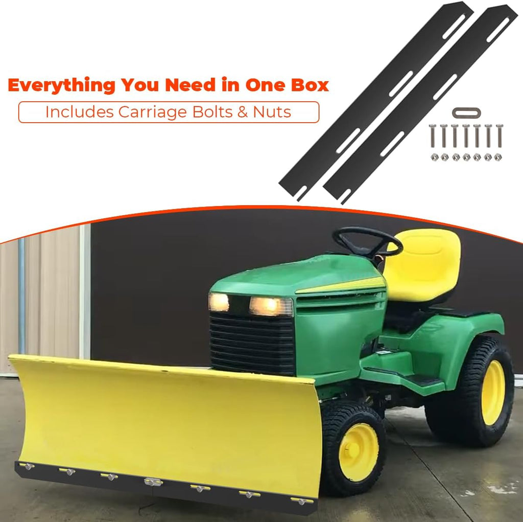 for John Deere 46 Inch Snow Plow Poly Cutting Edge Scraper Strap | Replacement for Part No. M72122, 1/2" Thick