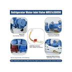 Refrigerator Water Inlet Valve,Compatible For Ge