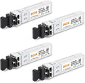 4Pack 10GBase-SR SFP+ Transceiver,10G 850nm 300M Dual LC Multi-Mode Module