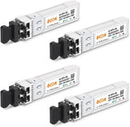4Pack 10GBase-SR SFP+ Transceiver,10G 850nm 300M Dual LC Multi-Mode Module