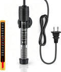 Submersible Aquarium Heater, Adjustable Fish Tahk Heater with Free Thermometer Suitable for Marine Saltwater and