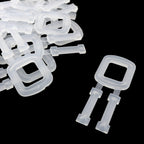 200PCS Plastic Manual Strapping Buckles Packaging Tightening Strap Clips For Pallet Box Bundling Eco Friendly Hand