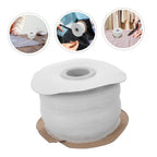 Fusible Interfacing Fabric for Sewing, White Non Woven Roll