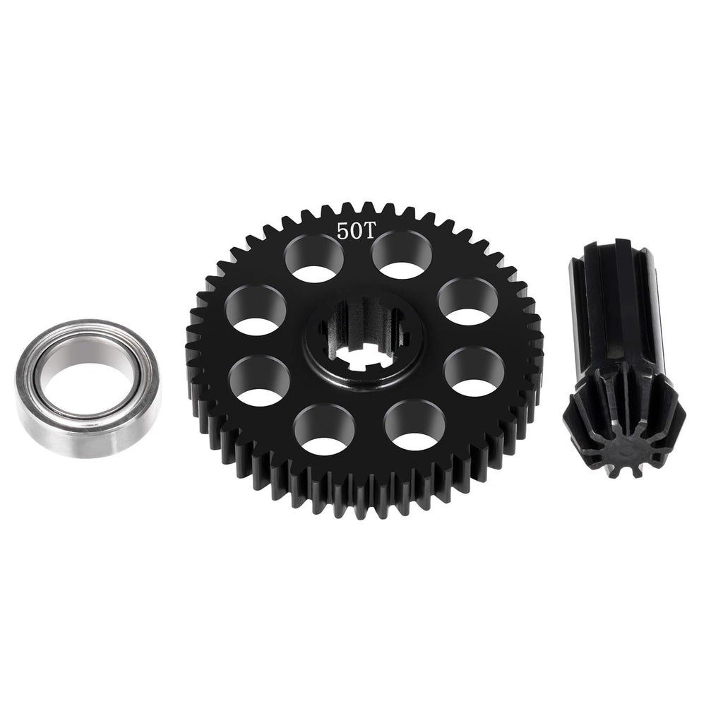 BRKRC Steel Diff Spur Gear Pinion Assembly Drive Gear for Hyper Go H16BM
