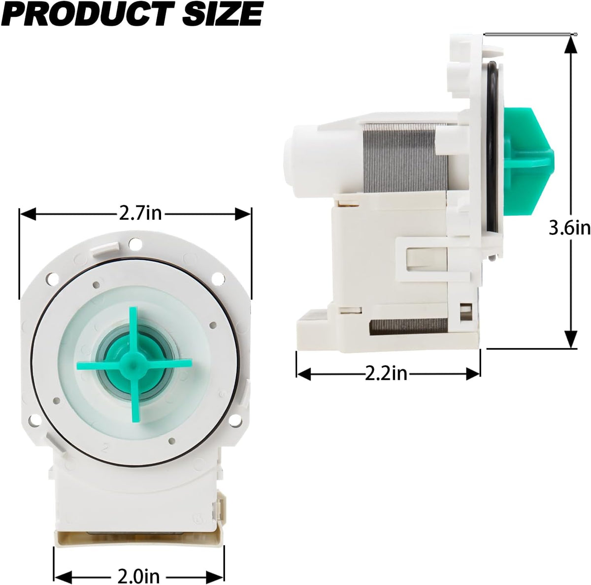 FGHD2433KF1 FGHD2465NF1A FFCD2413US2A Dishwasher Drain Pump for Frigidaire