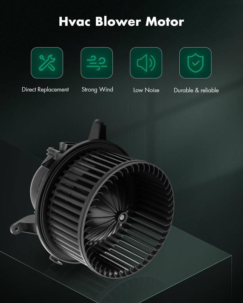 SCITOO HVAC Heater Blower Motor with Fan Cage Front 700267