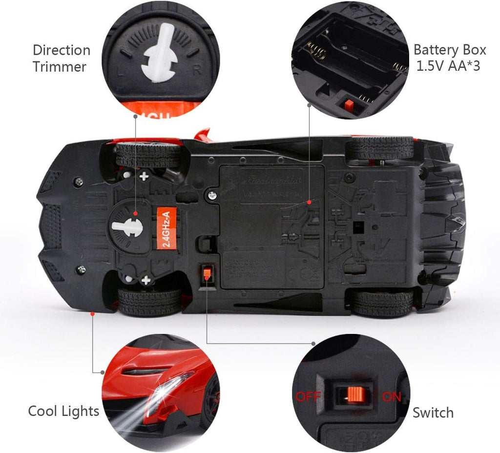 Remote Control RC CAR Racing Cars Compatible with Lamborghini Veneno Officially Licensed 1:24 Toy RC Cars Model