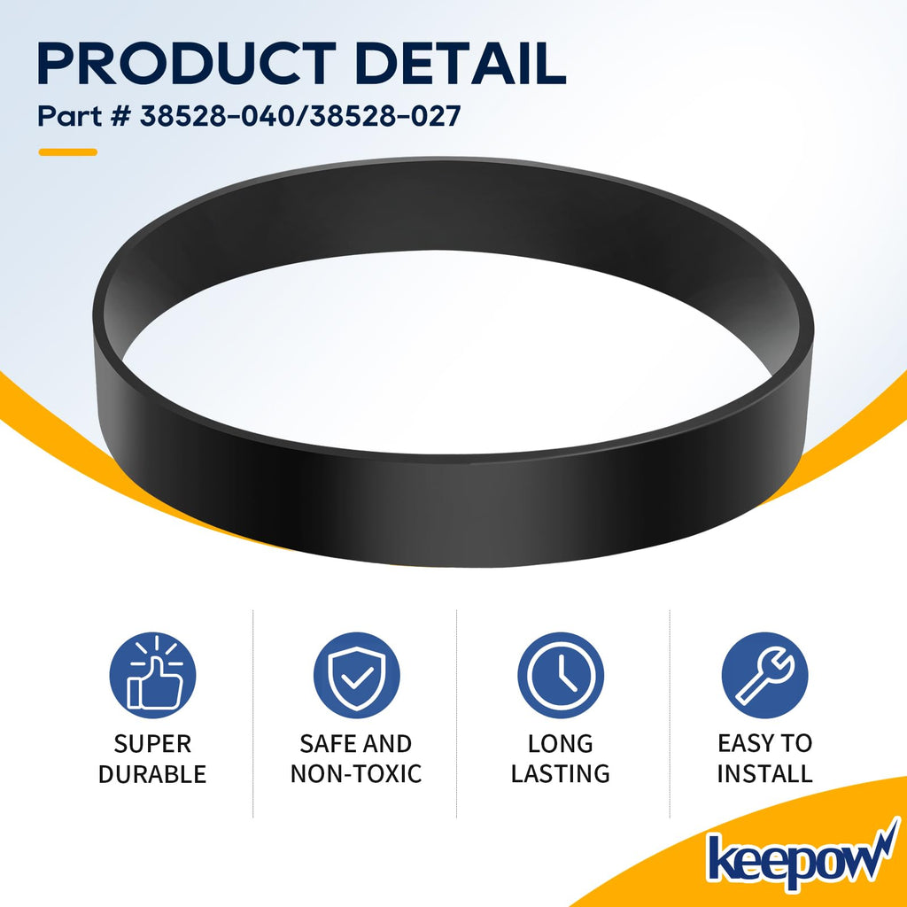 KEEPOW Vacuum Belt for Hoover 38528-027 Elite Vacuum Cleaner