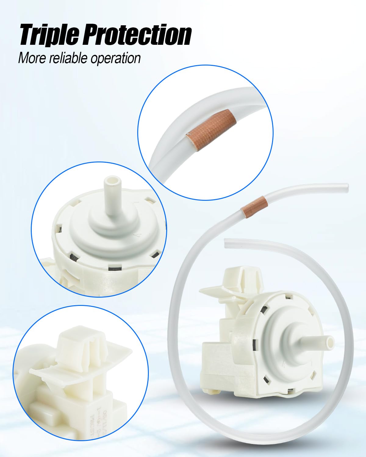 5304505436 Washer Sensor Switch with Hose Fit for Electrolux Frigidaire