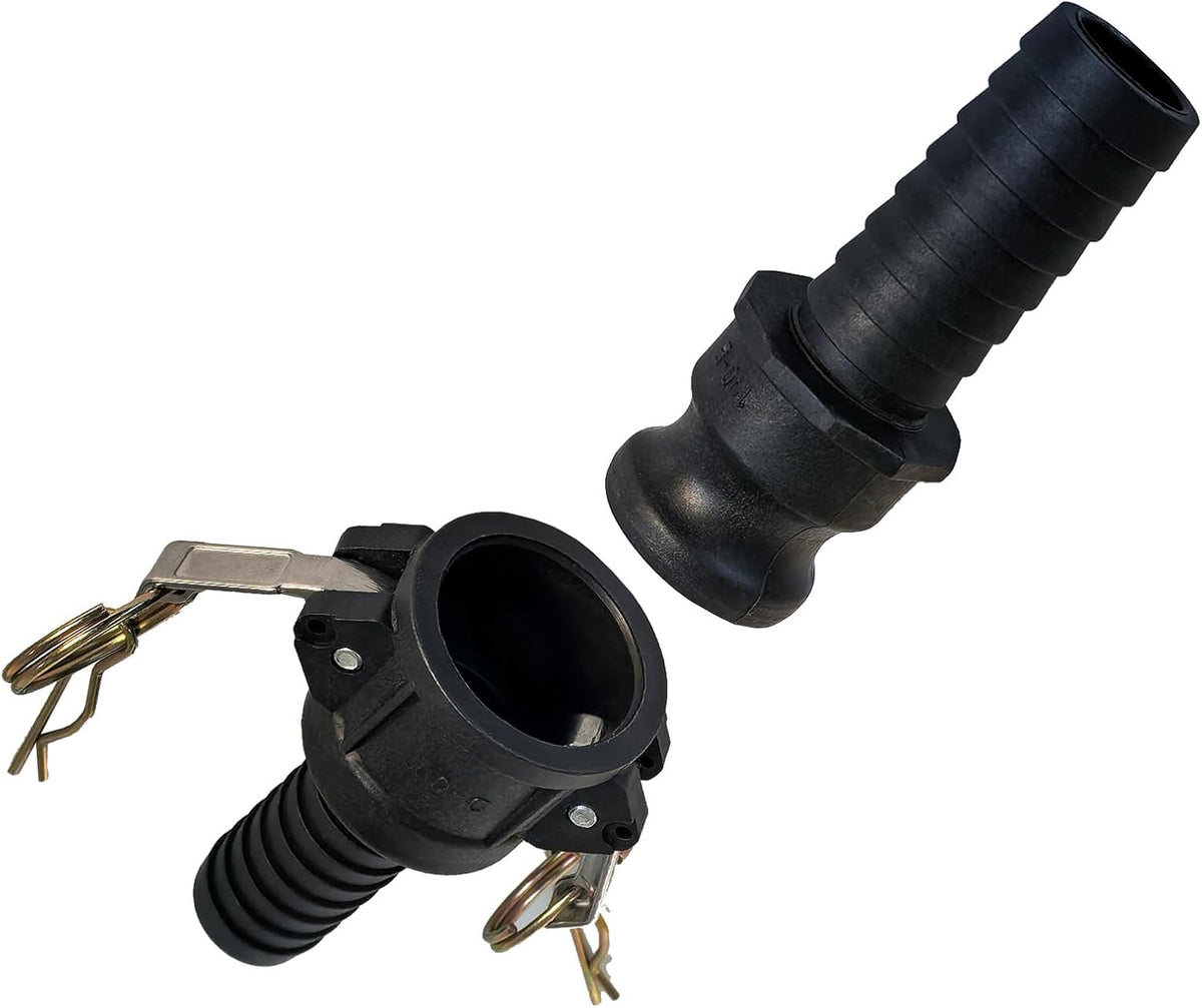 Camlock Fittings 1" Type C & E Polypropylene Cam Groove Hose Fitting