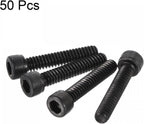uxcell #10-24x1" Hex Socket Head Cap Screw Bolts 12.9 Grade Alloy Steel 50pcs